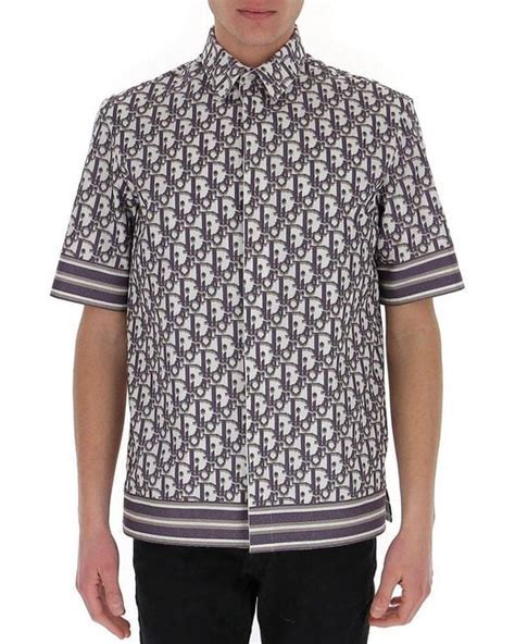 dior oblique button up shirt|dior men's shirts.